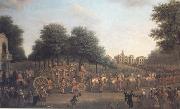 John Wootton George III's Procession to the Houses of Parliament (mk25) Sweden oil painting reproduction